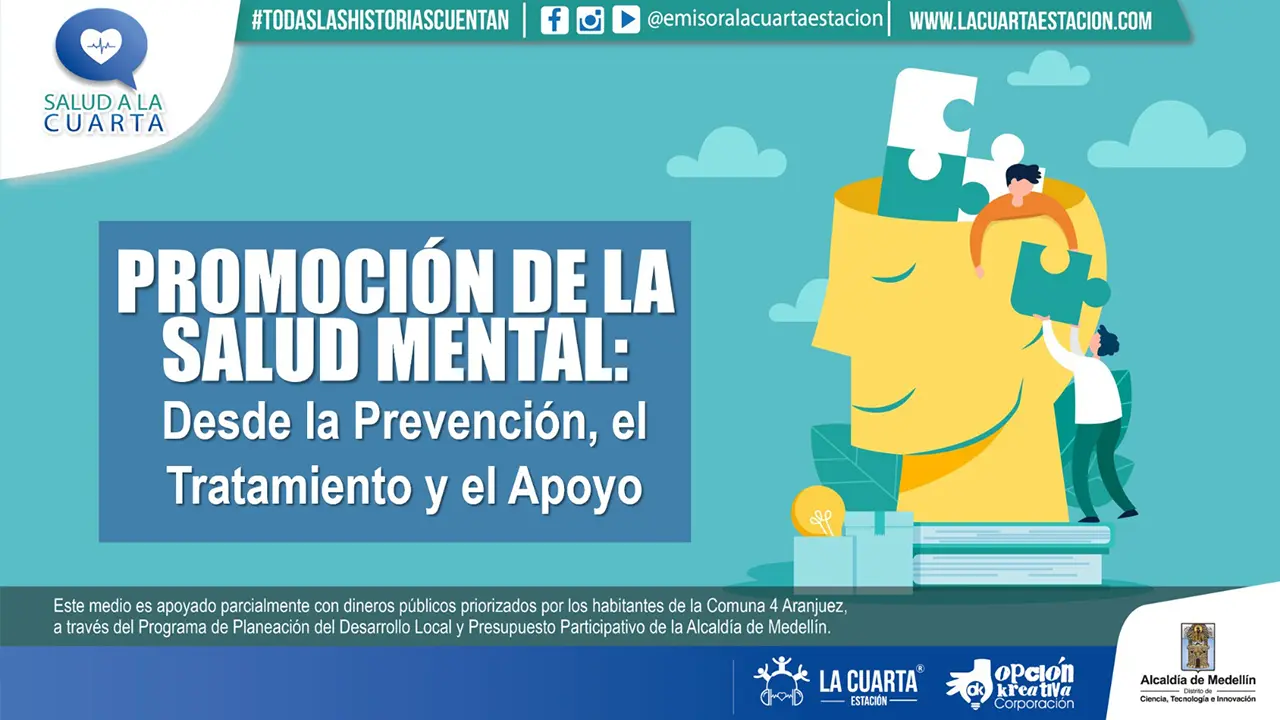 Promoción de la Salud Mental Desde la Prevención, el Tratamiento y el Apoyo 🤯💬🛋️🧏🏻‍♀️💊😮‍💨💆🏻‍♂️