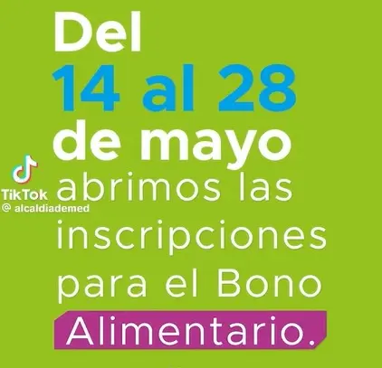 ¡Atención! están abiertas las inscripciones para el Bono Alimentario de la Alcaldía de Medellín.