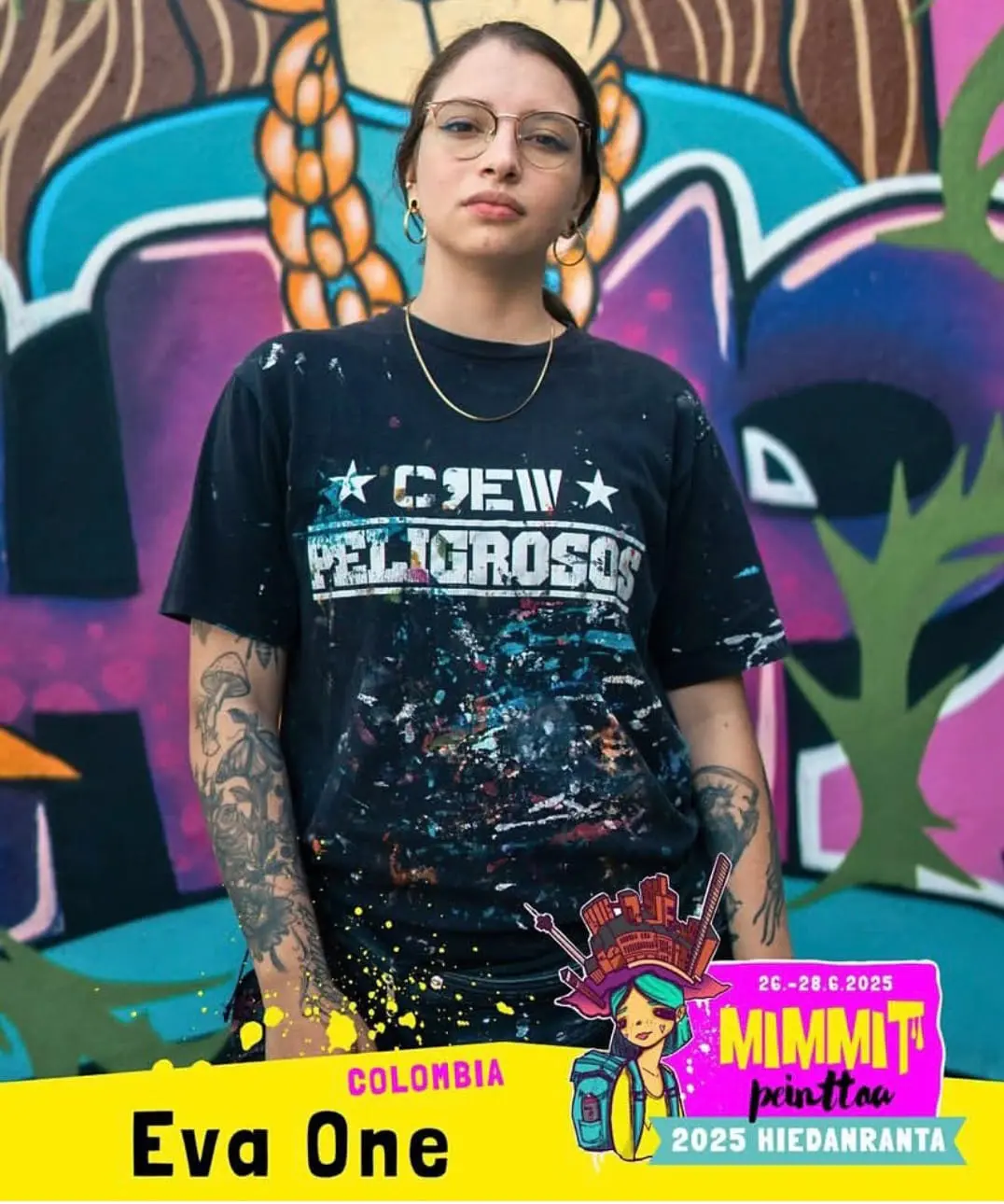 Los Colores de las Calles de Medellín Llegan a Finlandia con Eva One