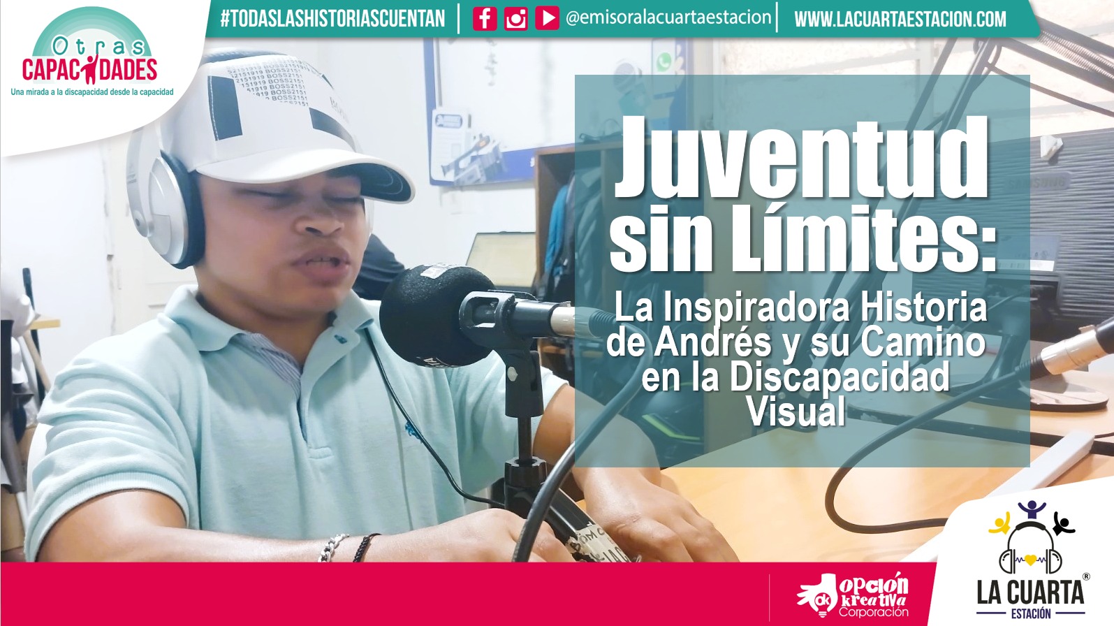 Juventud sin Límites: La Inspiradora Historia de Andrés y su Camino en la Discapacidad Visual